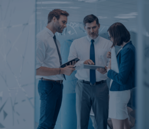 IT Project Team Discussion - desktop banner